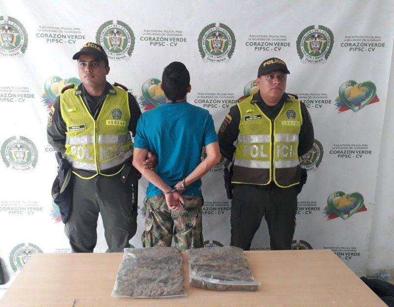 Aprehendido sujeto con 2.000 dosis de marihuana en Villas de Veracruz