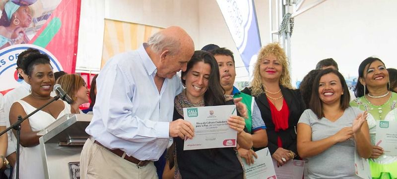 Mesas de Cultura Ciudadana para la Paz compartieron premio Engaged Cities Award