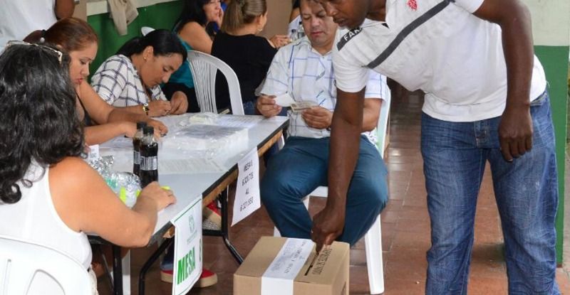 Vallecaucanos votaron en paz durante jornada electoral del domingo