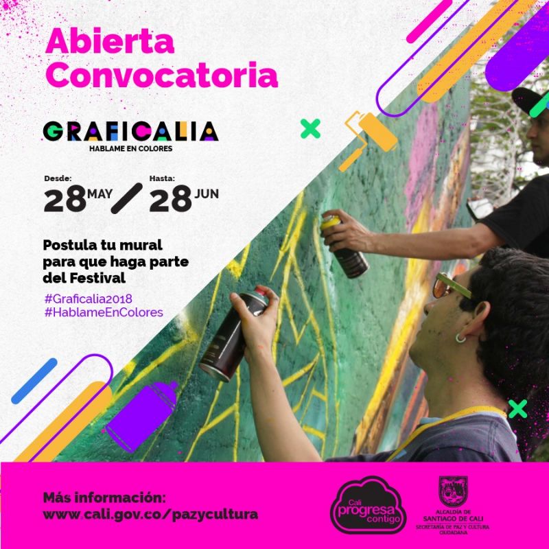 Sigue abierta la convocatoria para participar Festival Graficalia 2018