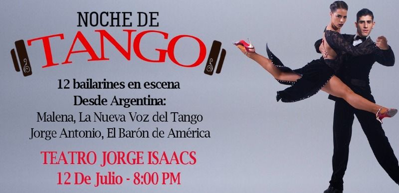Este 12 de julio habrá "Noche de Tango" en Cali