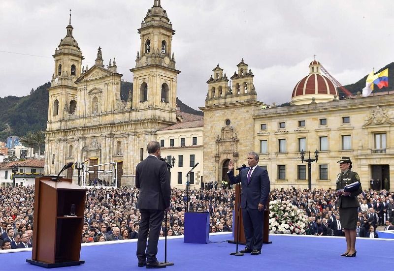Iván Duque se juramentó como nuevo presidente de Colombia