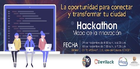 Participa el 9 y 10 de noviembre en la hackathon