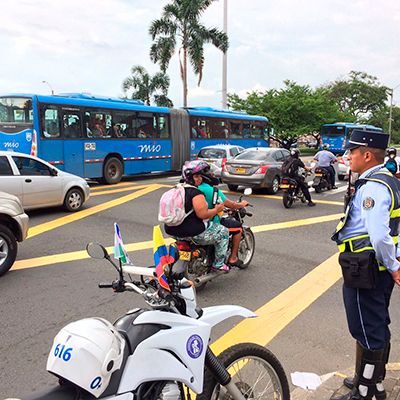Más de 460 agentes de tránsito velarán por la movilidad durante las marchas