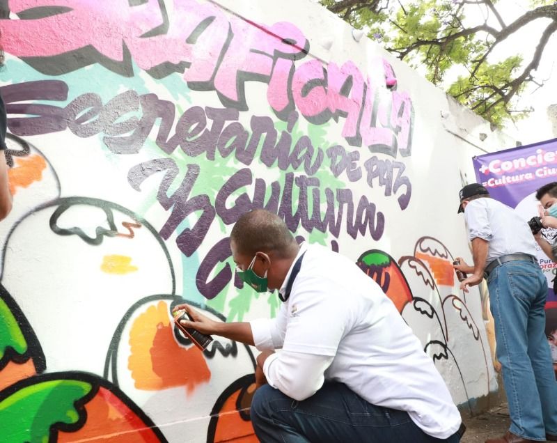 Graficalia sigue apostando por la paz desde el muralismo