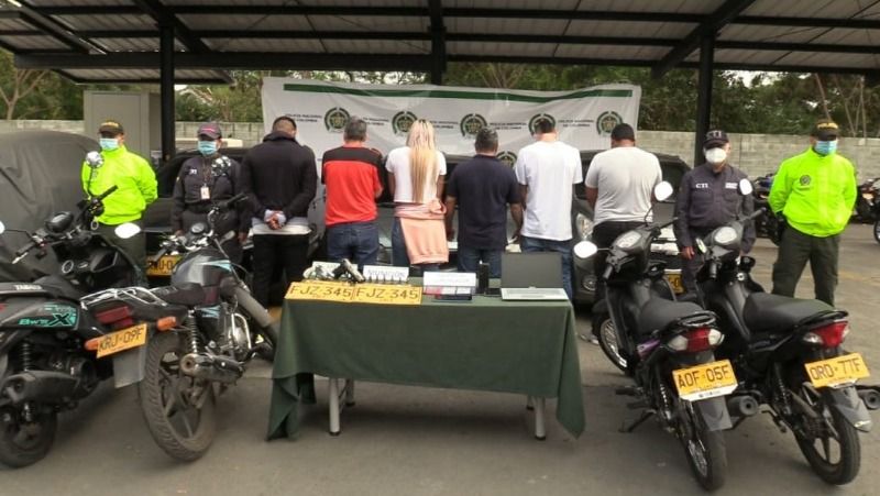 Capturados los "KF", clan familiar dedicado al hurto de celulares en motocicletas