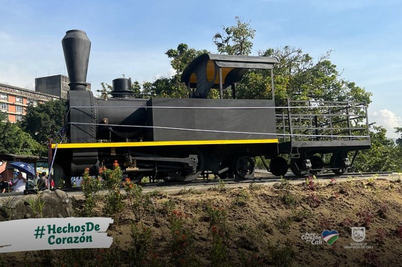 Fue restaurada icónica locomotora del Monumento al Ferrocarril