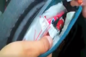Policía consiguió droga camuflada en útiles escolares de una menor de edad