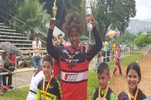 Guadalupe Palomeque se llevó la Copa Santiago de Cali en Bicicross