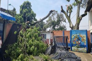 Fuertes lluvias dejaron daños en ocho instituciones educativas