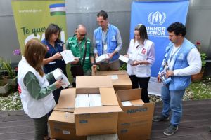 ONU-Acnur donó insumos médicos para fortalecer vacunación en Cali
